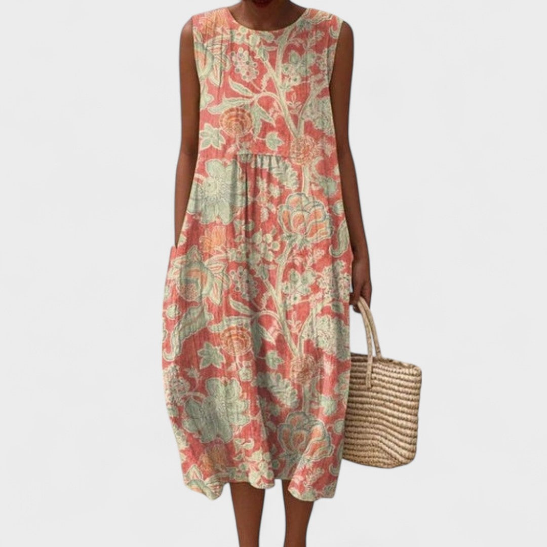 KARLA | Vintage Dress with Flowers