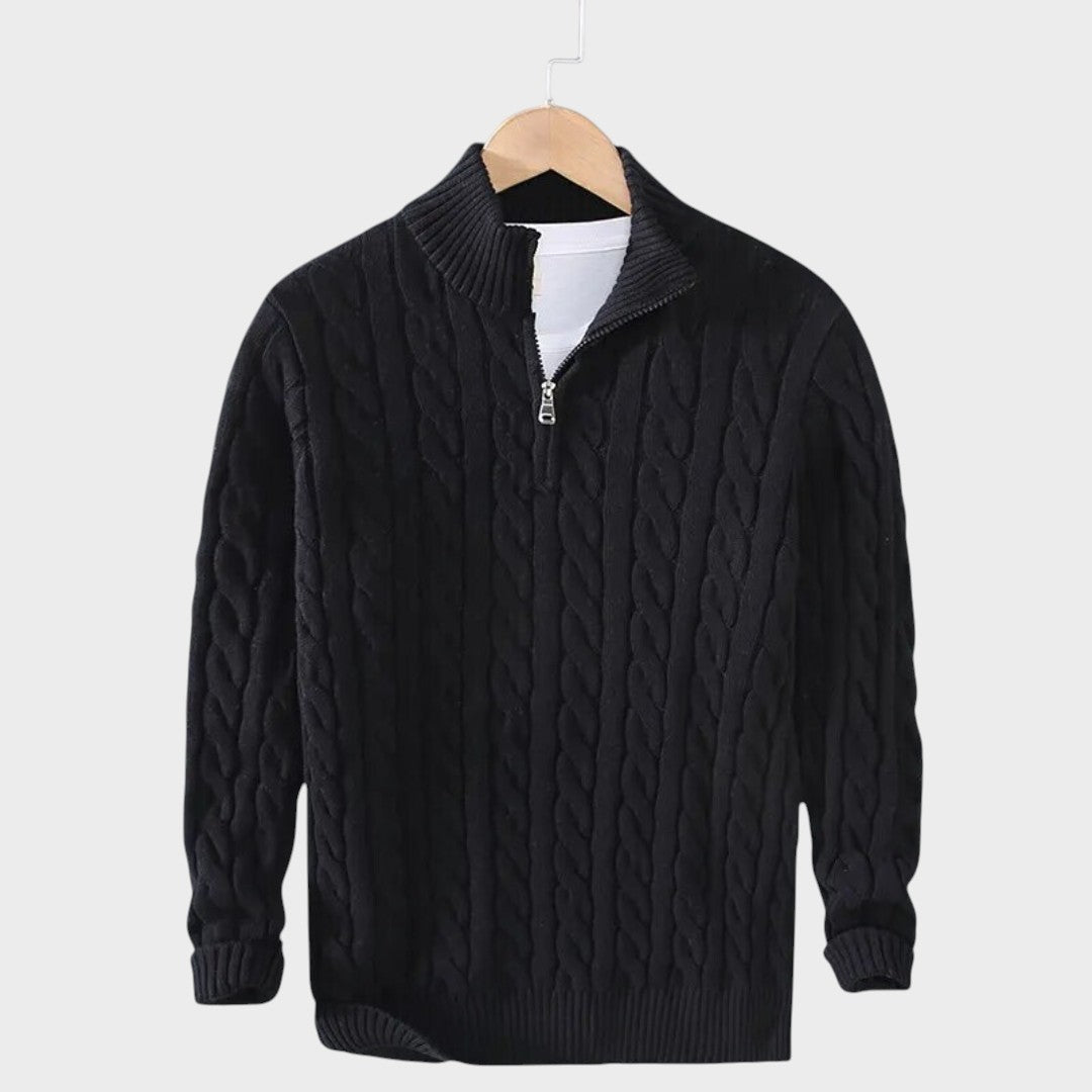 Charlie | Cotton Knit Sweater