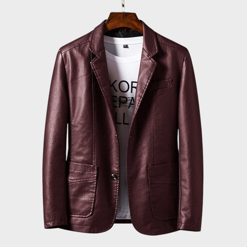 Enzo™ | Men's Leather Jacket