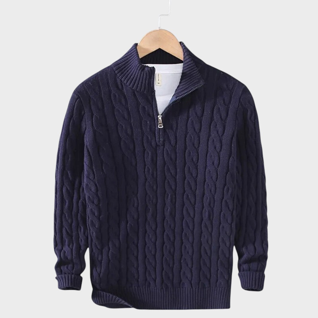 Charlie | Cotton Knit Sweater