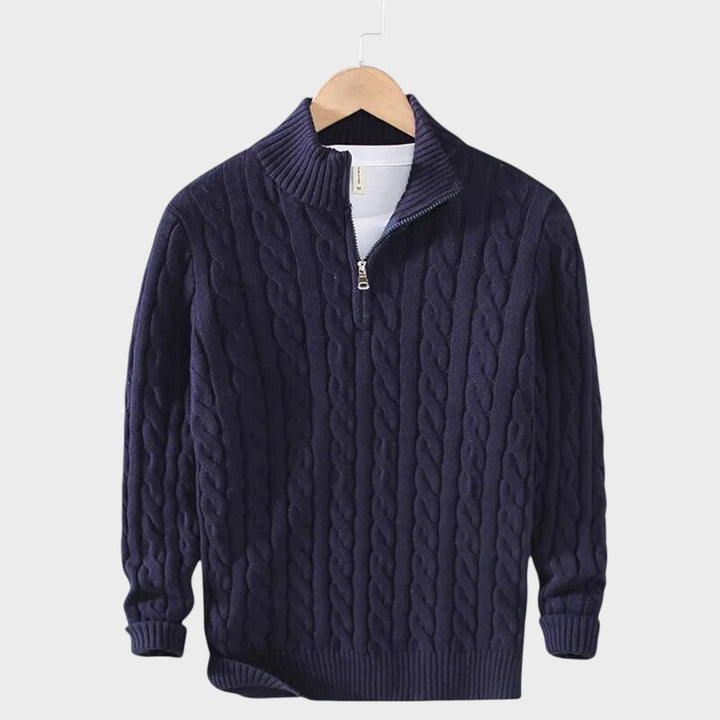 Charlie | Cotton Knit Sweater