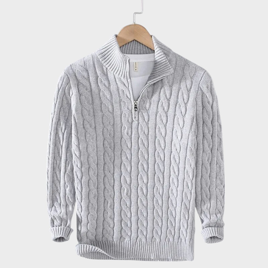 Charlie | Cotton Knit Sweater