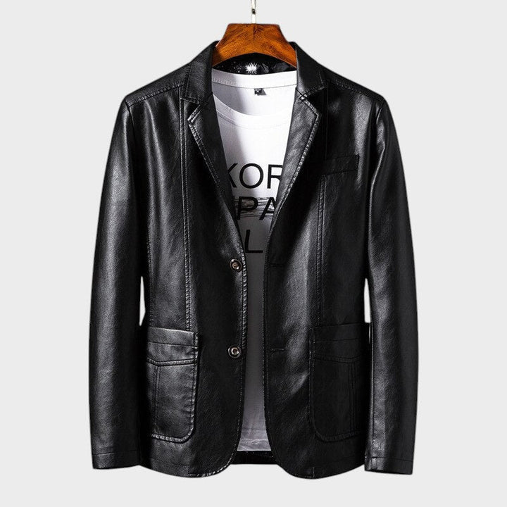 Enzo™ | Men's Leather Jacket