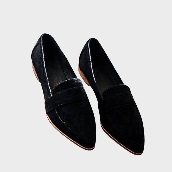 Rose | Suede Loafers with Pointed Toe