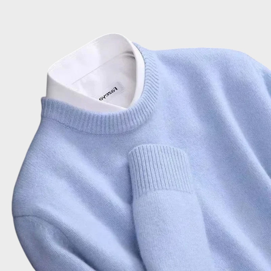 Harrison | CASHMERE ROUND NECK SWEATER