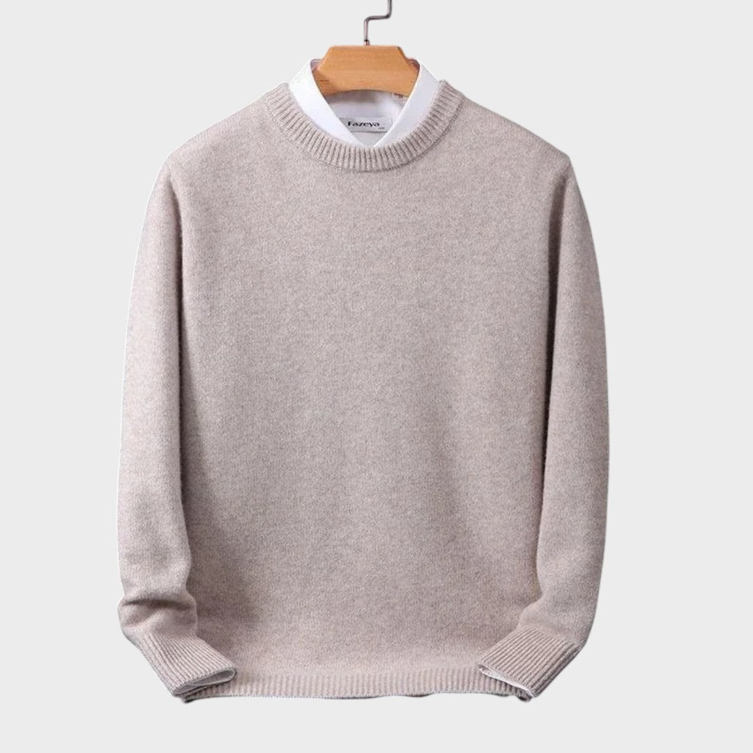 Harrison | CASHMERE ROUND NECK SWEATER
