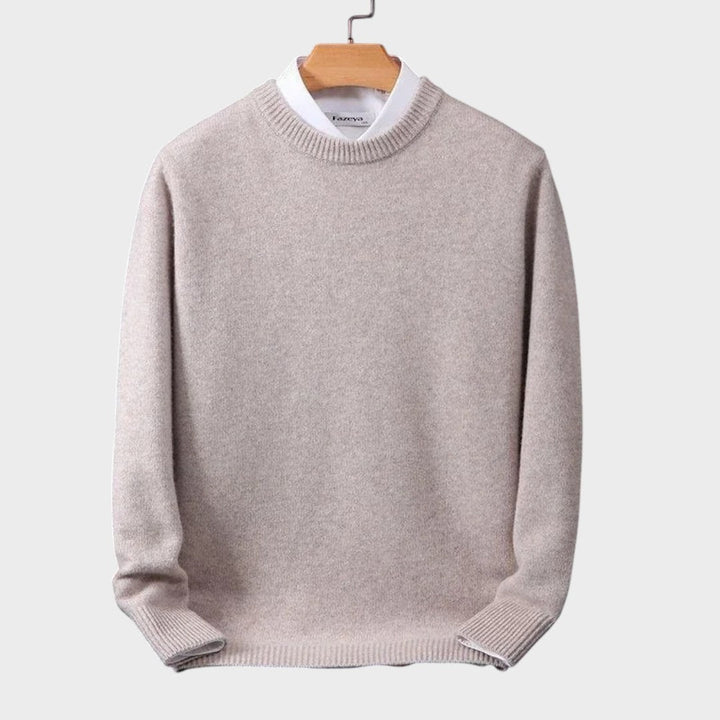 Harrison | CASHMERE ROUND NECK SWEATER