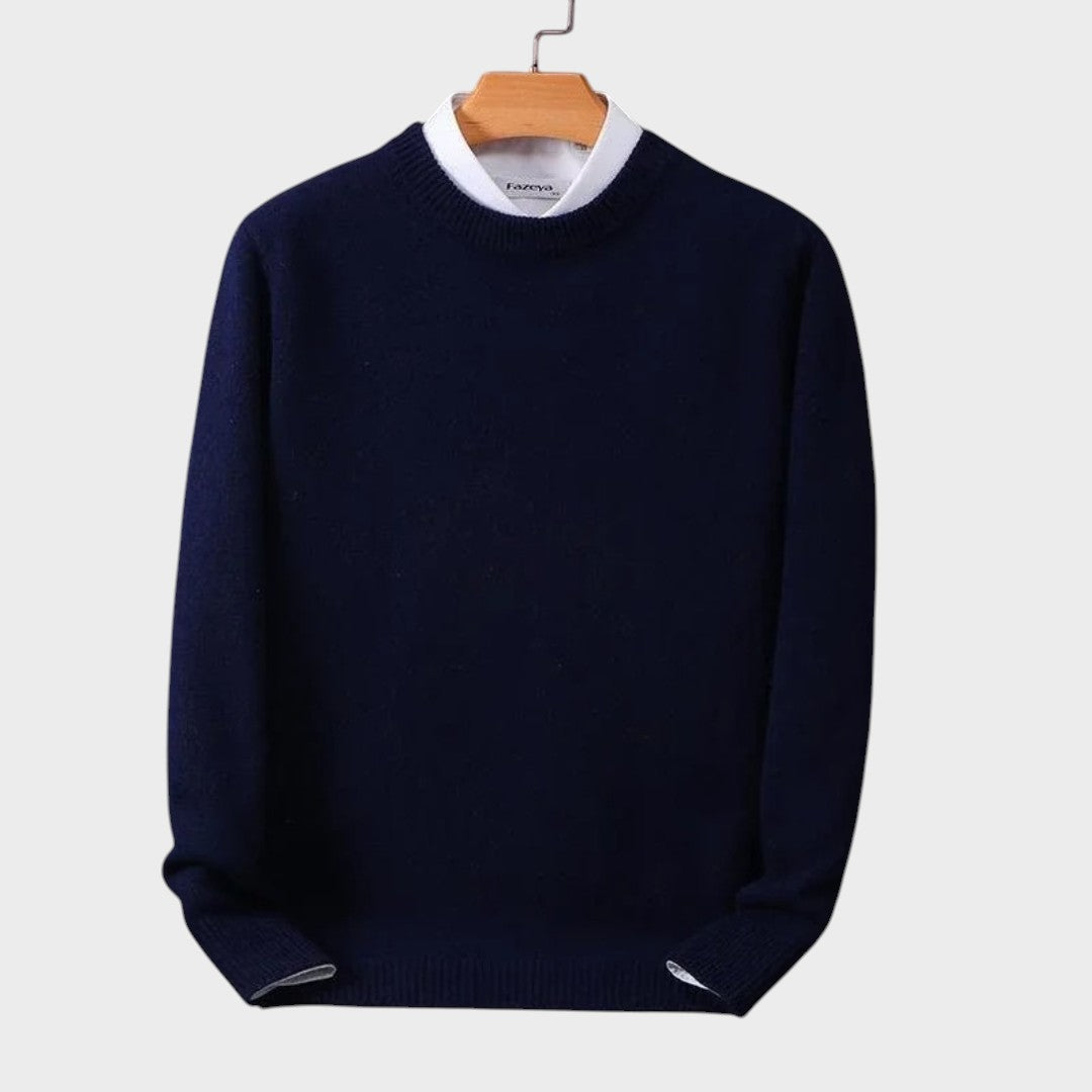 Harrison | CASHMERE ROUND NECK SWEATER
