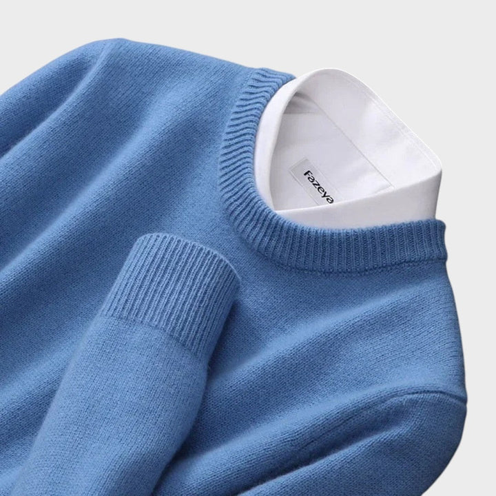 Harrison | CASHMERE ROUND NECK SWEATER