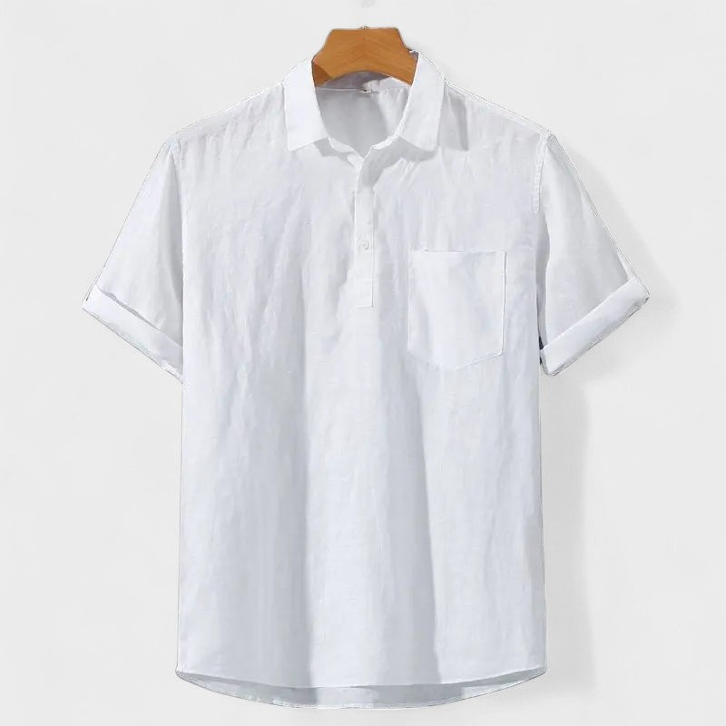 Jake | Linen polo shirt