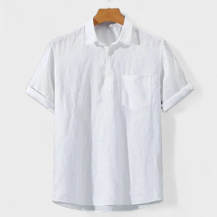 Jake | Linen polo shirt