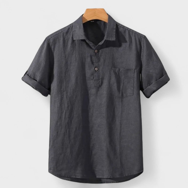 Jake | Linen polo shirt
