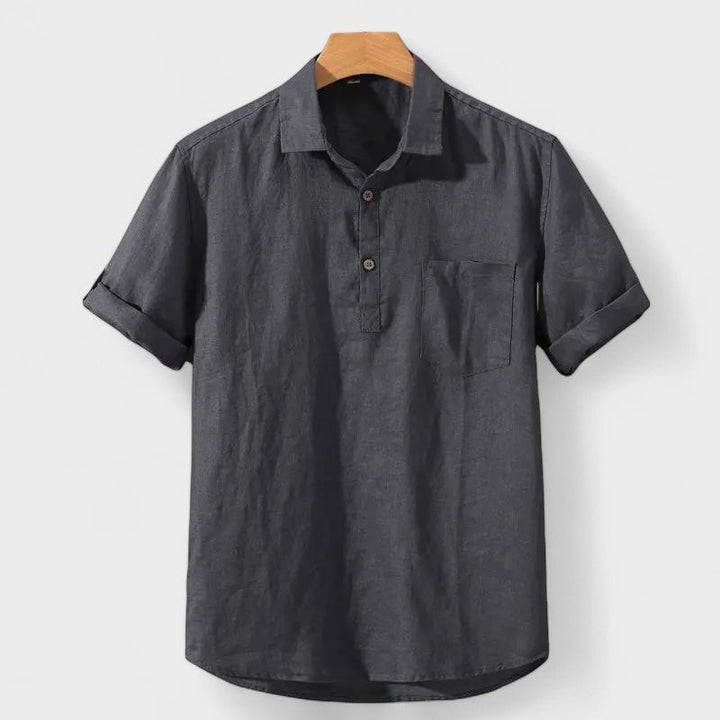 Jake | Linen polo shirt