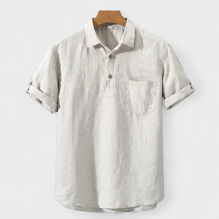 Jake | Linen polo shirt