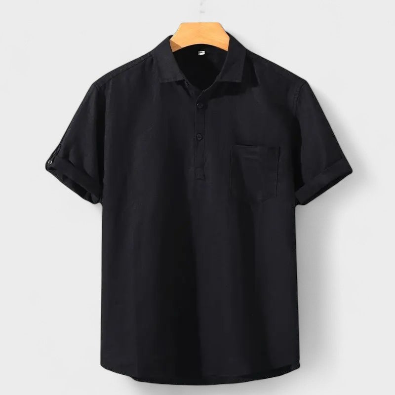 Jake | Linen polo shirt