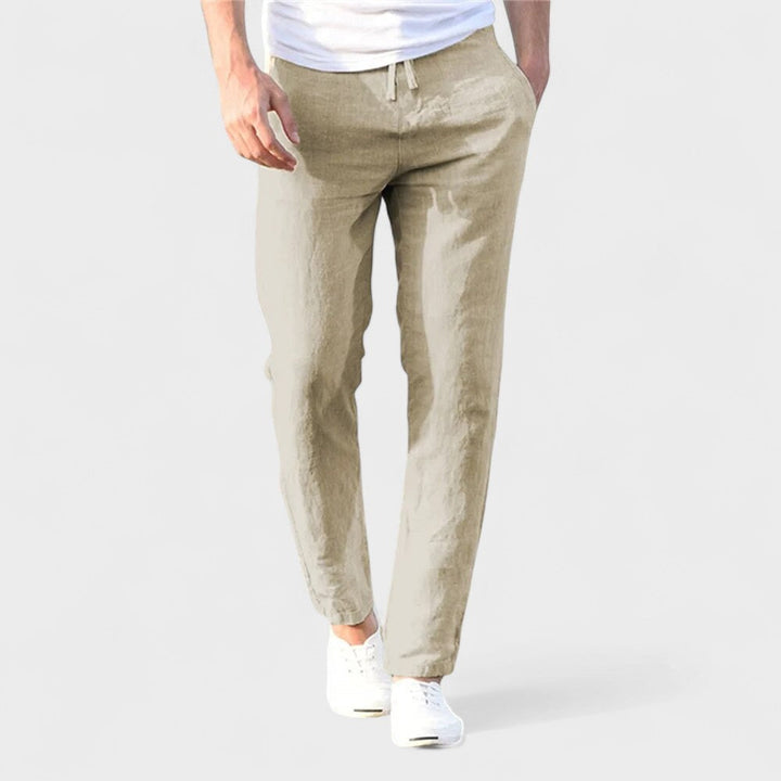 Freddie | Lightweight men's trousers in linen