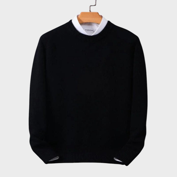 Harrison | CASHMERE ROUND NECK SWEATER