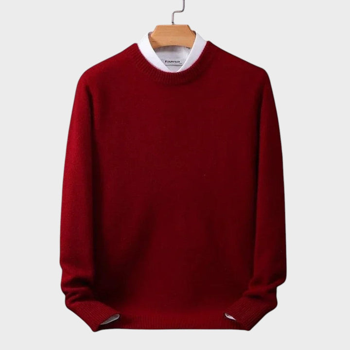 Harrison | CASHMERE ROUND NECK SWEATER