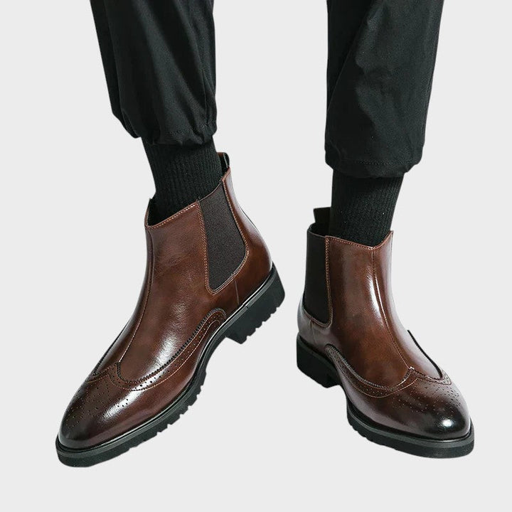 Owen - Chelsea leather boots