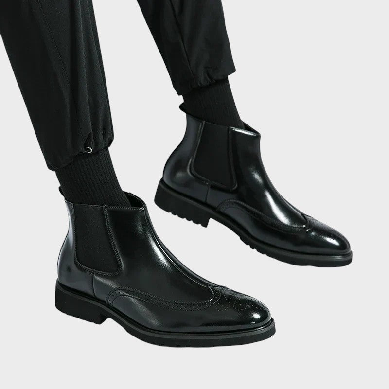 Owen - Chelsea leather boots
