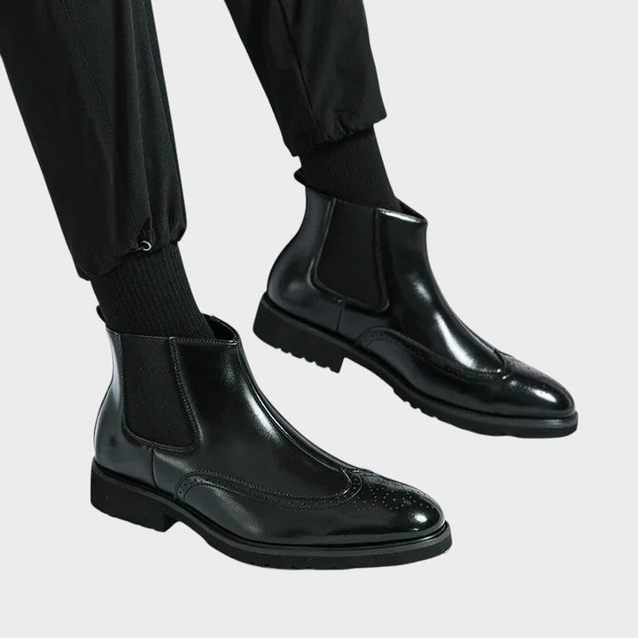 Owen - Chelsea leather boots