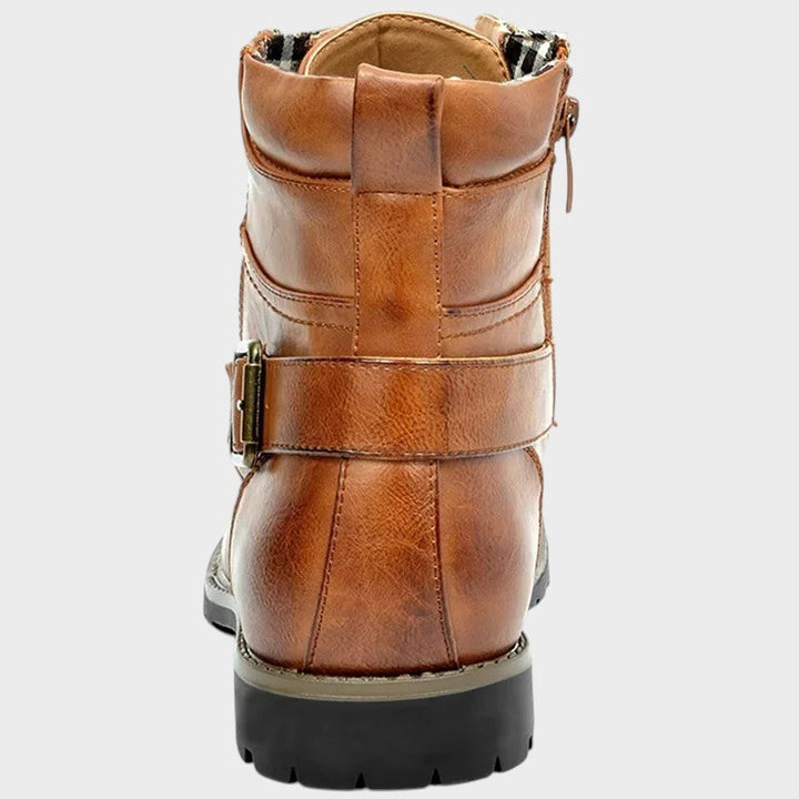 Liam | Leather Boots With Laces