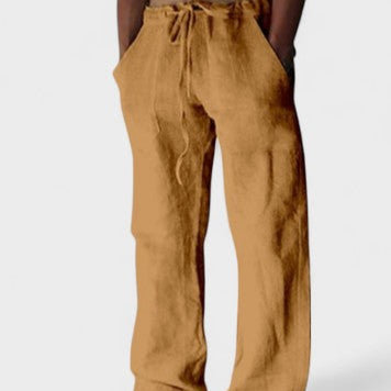 Aaron | Linen Casual Trousers