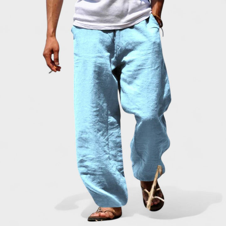 George | Classic cut linen trousers