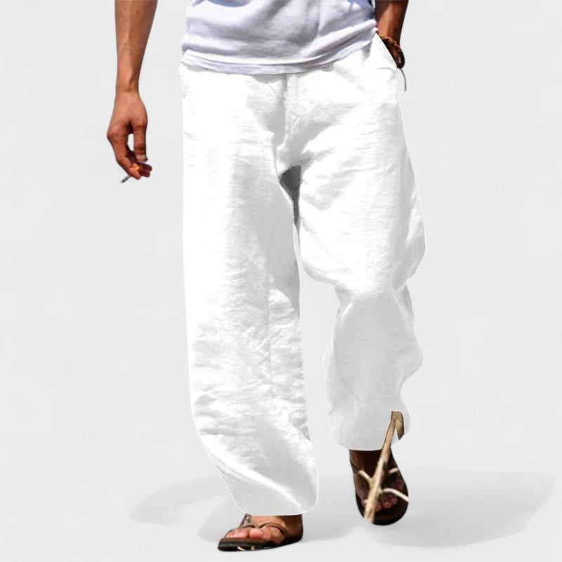 George | Classic cut linen trousers