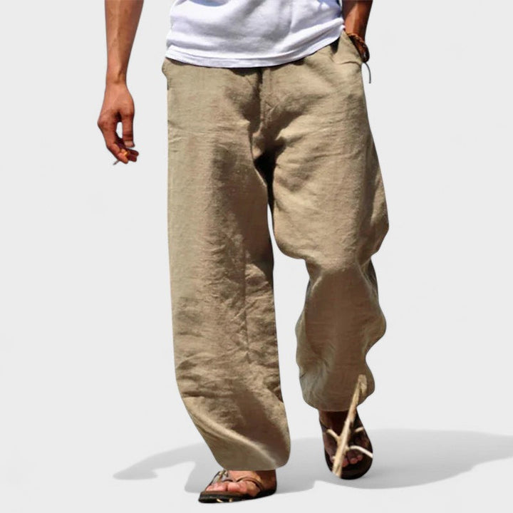 George | Classic cut linen trousers
