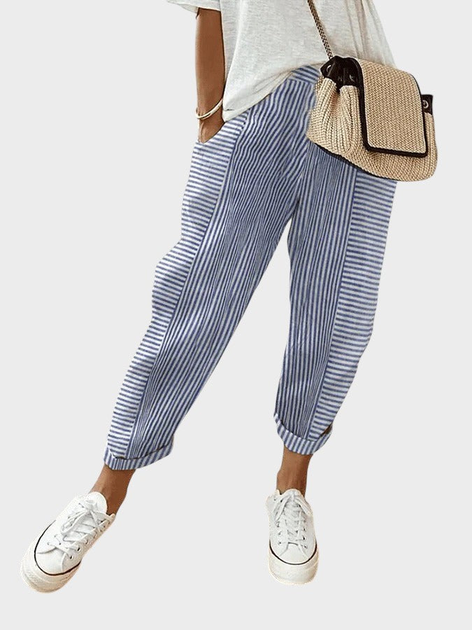 BECCA | STRIPED TROUSERS