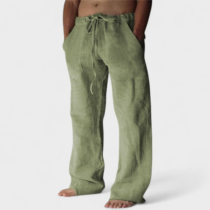 Aaron | Linen Casual Trousers