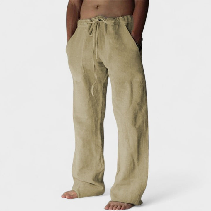 Aaron | Linen Casual Trousers