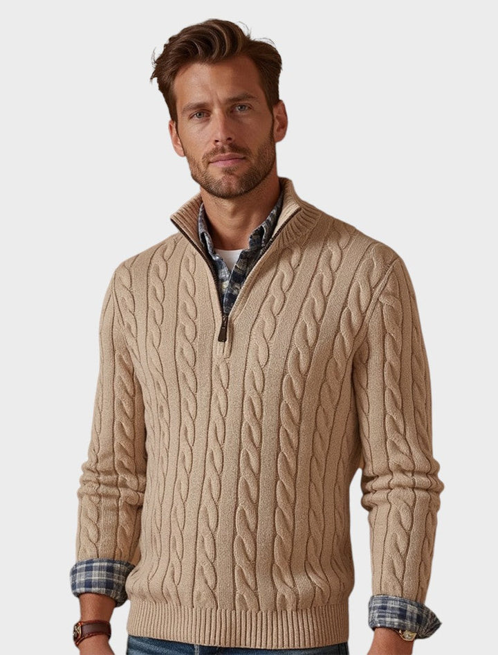 Charlie | Cotton Knit Sweater
