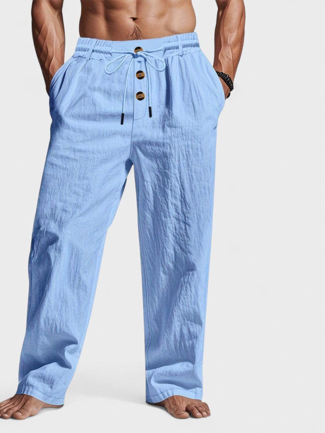 Dylan | Men's linen trousers