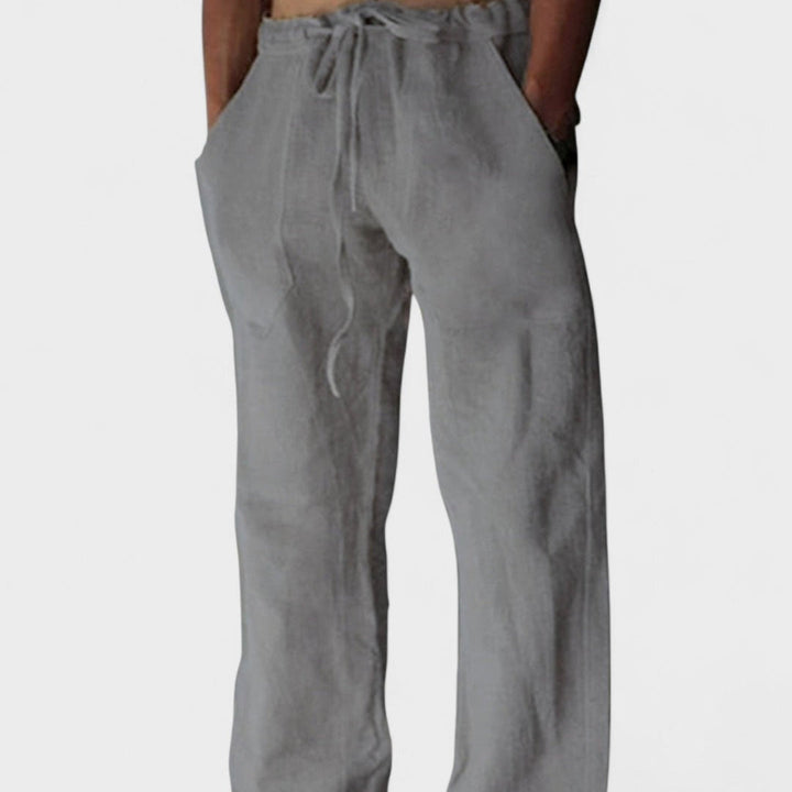 Aaron | Linen Casual Trousers