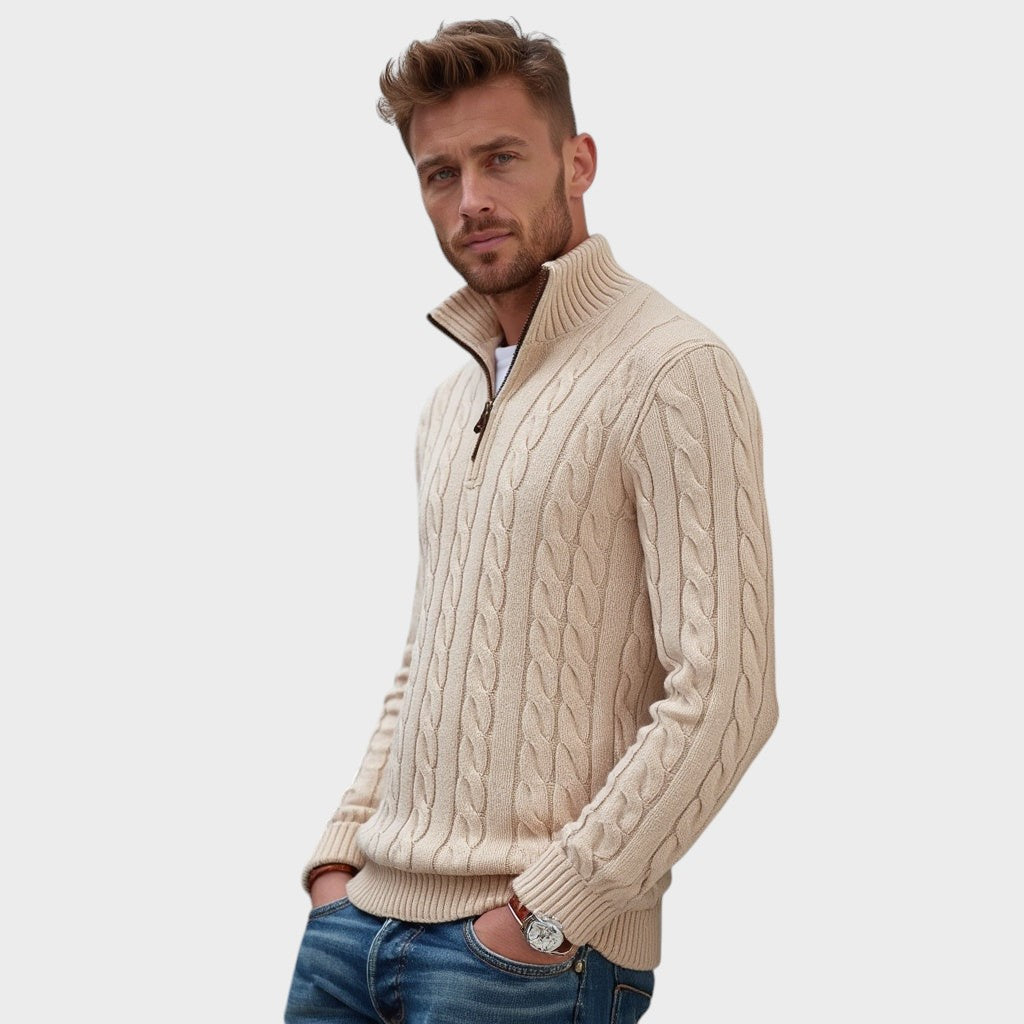 Charlie | Cotton Knit Sweater