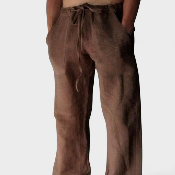 Aaron | Linen Casual Trousers