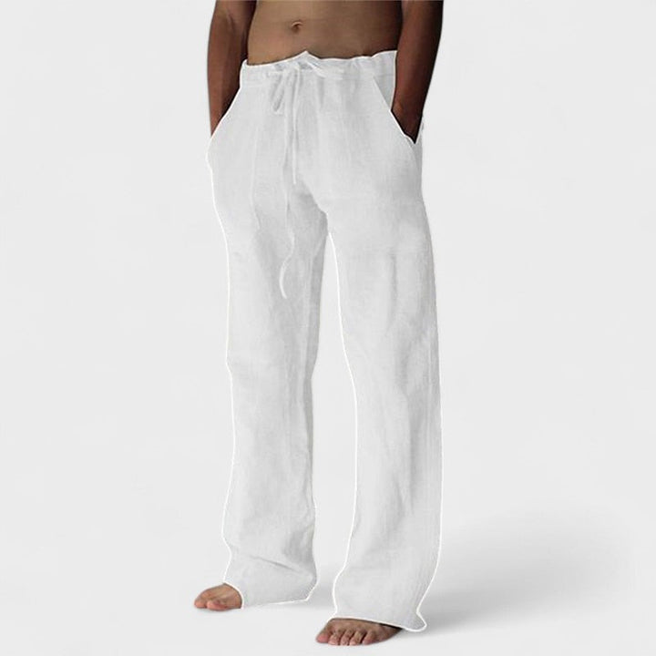 Aaron | Linen Casual Trousers
