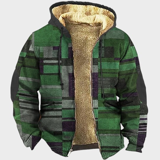 Cian | Colourful Fleece-Lined Jacket