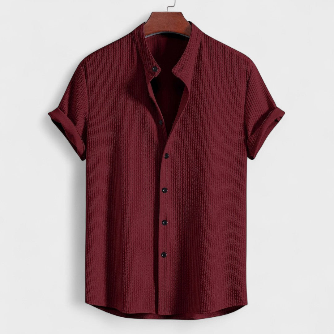 Daniel | Men's shirt with stand-up collar