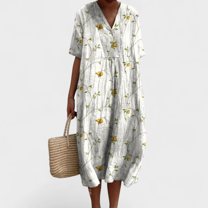 ODA | Elegant Floral Dress