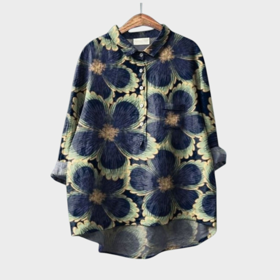 Victoria | Blouse with Floral Pattern