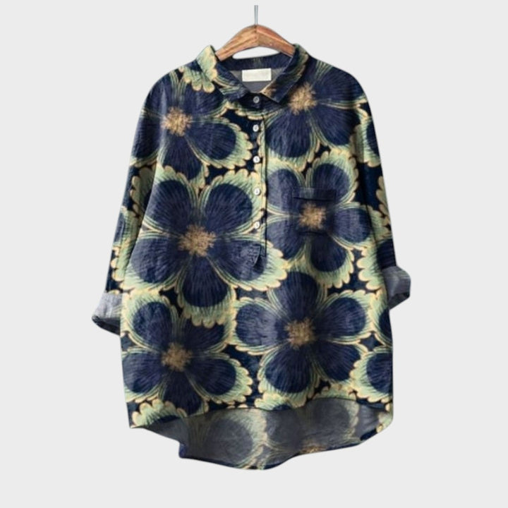 Victoria | Blouse with Floral Pattern