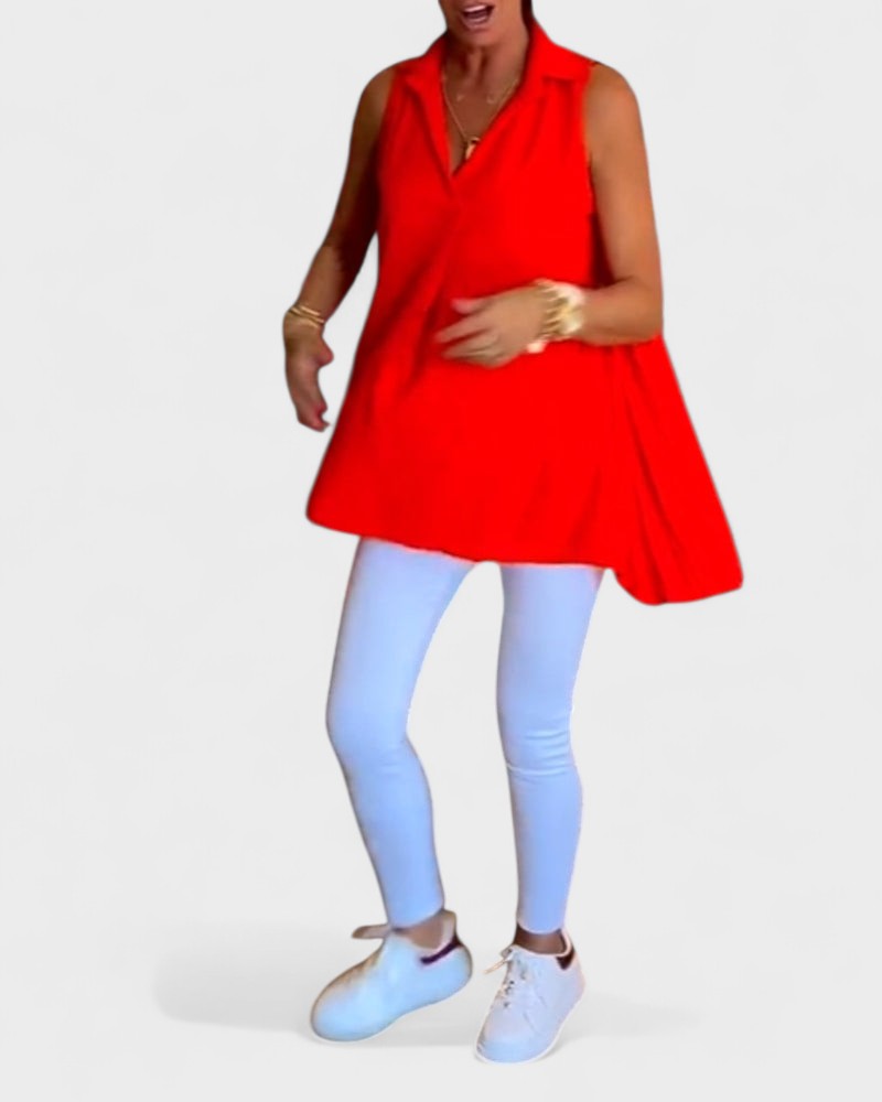 NANA | Sleeveless ruffled shirt