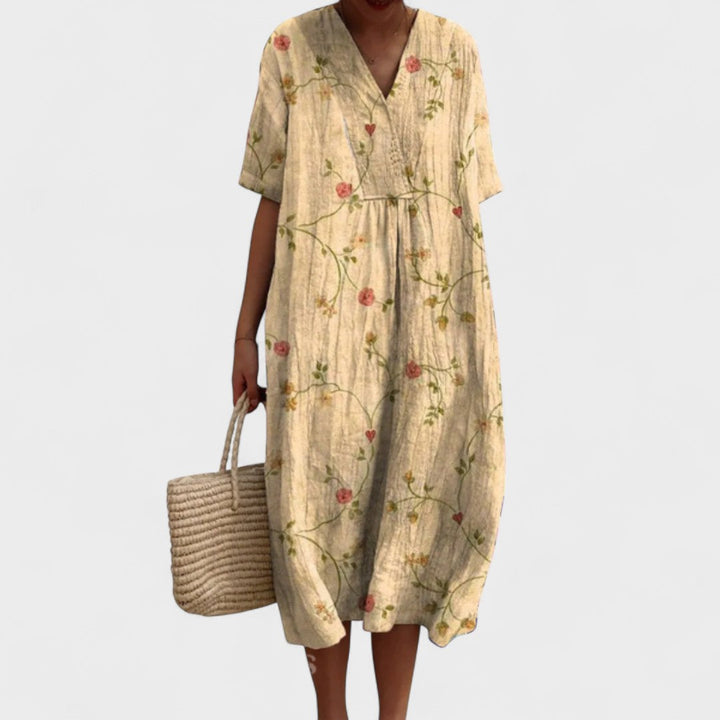 ODA | Elegant Floral Dress