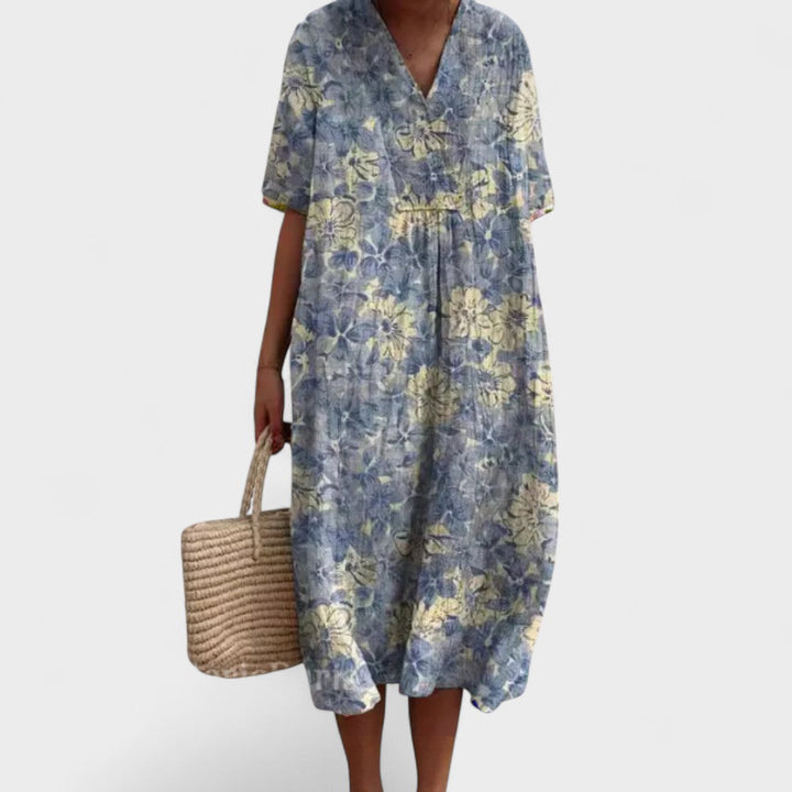 ODA | Elegant Floral Dress