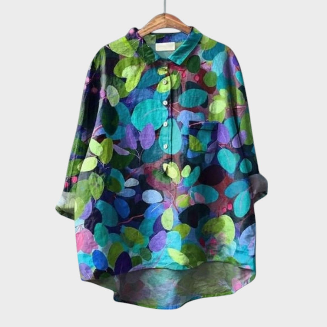 Victoria | Blouse with Floral Pattern