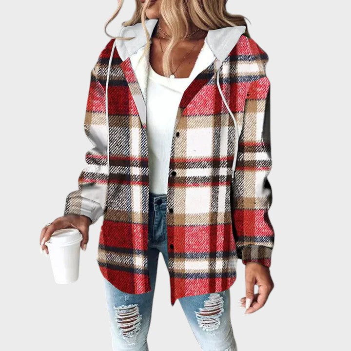 VIBEKE | Women's Waterproof Snap Button Jacket
