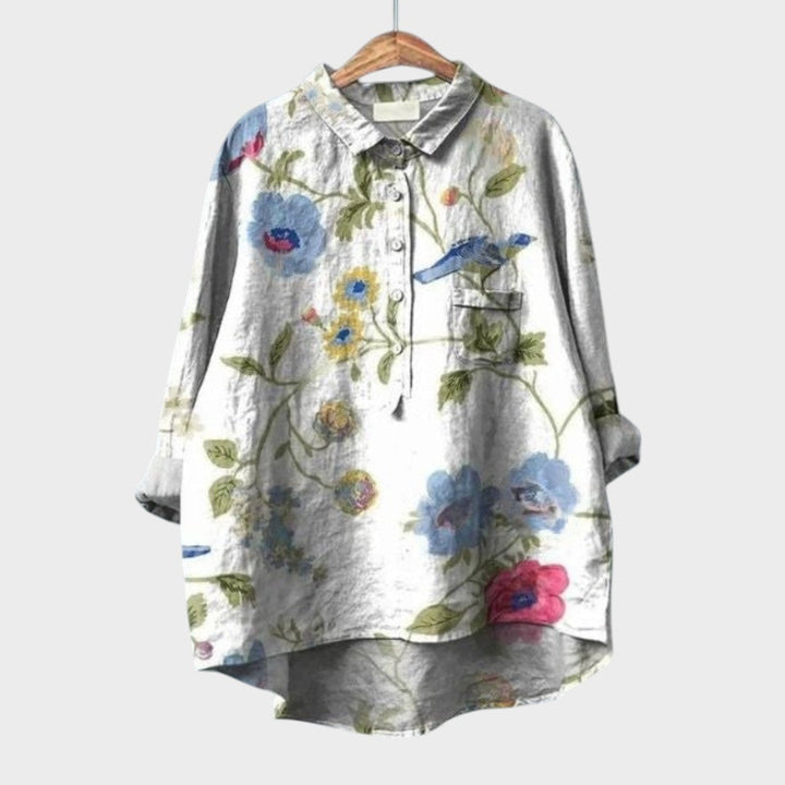 Victoria | Blouse with Floral Pattern